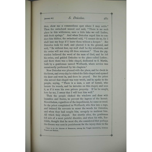 218 - S. Baring-Gould The Lives of the Saints Sixteen volumes, composit being first and new editions, unif... 