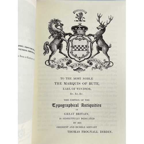 241 - (Art of the Book) Twenty works Including four volumes of Thomas Frognall Dibdin, 'Typographical Anti... 