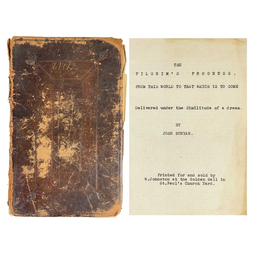 272 - [John Bunyan] [The Pilgrim's Progress. From This World To That Which Is To Come] Full embossed calf,... 