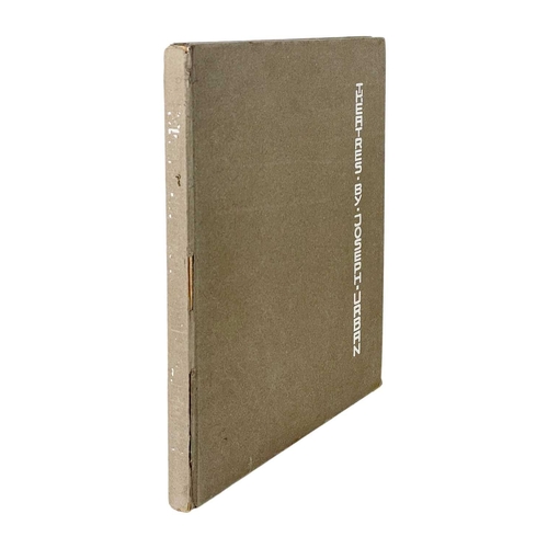 273 - (Signed Limited Edition) Joseph Urban Theatres 26/200, grey paper over boards with white embossed ti... 