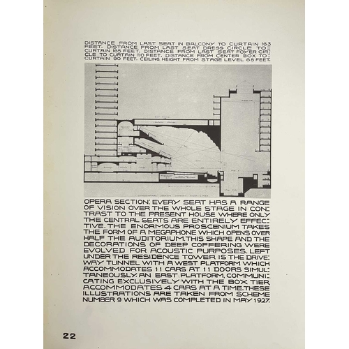 273 - (Signed Limited Edition) Joseph Urban Theatres 26/200, grey paper over boards with white embossed ti... 