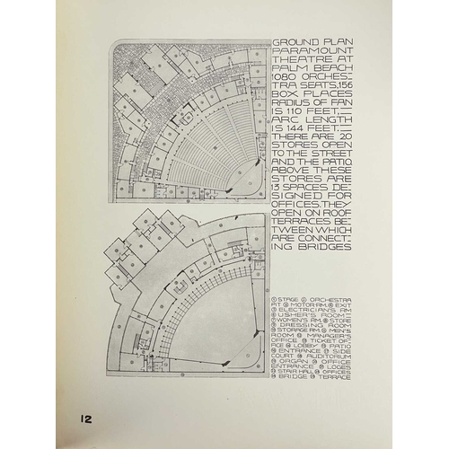 273 - (Signed Limited Edition) Joseph Urban Theatres 26/200, grey paper over boards with white embossed ti... 