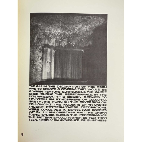 273 - (Signed Limited Edition) Joseph Urban Theatres 26/200, grey paper over boards with white embossed ti... 