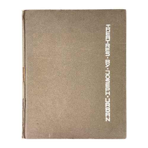273 - (Signed Limited Edition) Joseph Urban Theatres 26/200, grey paper over boards with white embossed ti... 