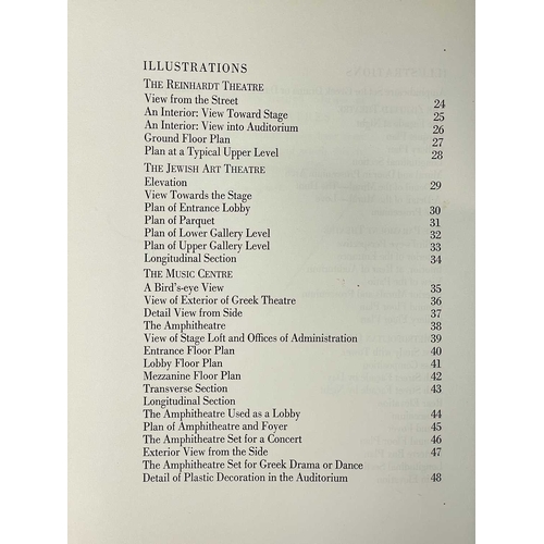 273 - (Signed Limited Edition) Joseph Urban Theatres 26/200, grey paper over boards with white embossed ti... 