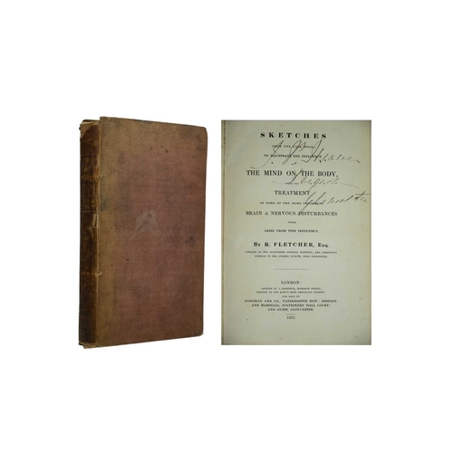 274 - (Signed Presentation Copy) R. Fletcher Sketches From the Case Book, To Illustrate the Influence of T... 