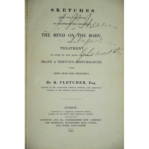 274 - (Signed Presentation Copy) R. Fletcher Sketches From the Case Book, To Illustrate the Influence of T... 
