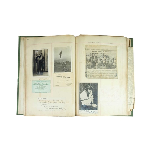 411 - Two mid 20th century Scrapbooks One being assembled whilst on tour with the Royal Navy, in 'Walker's... 