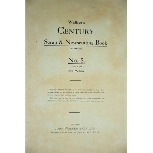 411 - Two mid 20th century Scrapbooks One being assembled whilst on tour with the Royal Navy, in 'Walker's... 