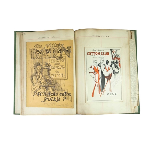 411 - Two mid 20th century Scrapbooks One being assembled whilst on tour with the Royal Navy, in 'Walker's... 