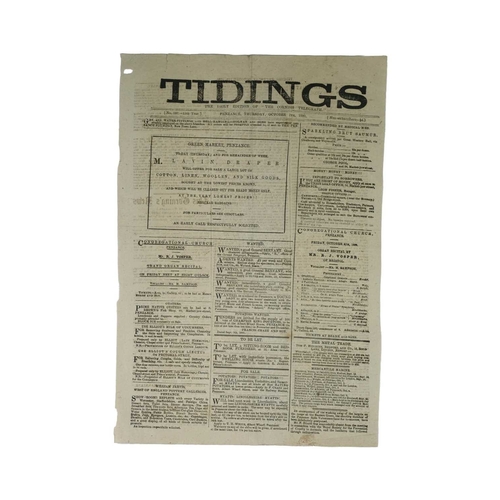 312 - (Penzance) Tidings. The Daily Edition of 