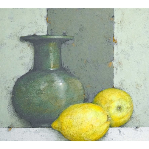 186 - § Terry WHYBROW (1932-2020) Painting 86 (1994) Oil on board, signed, inscribed and dated '94 to vers... 