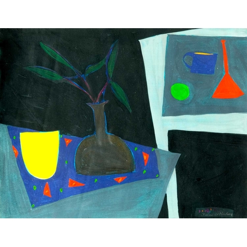 187 - § Jane O'MALLEY (1944-2023) Still Life (1987) Gouache on paper, signed and dated '87, 22 x 29cm, 32 ... 