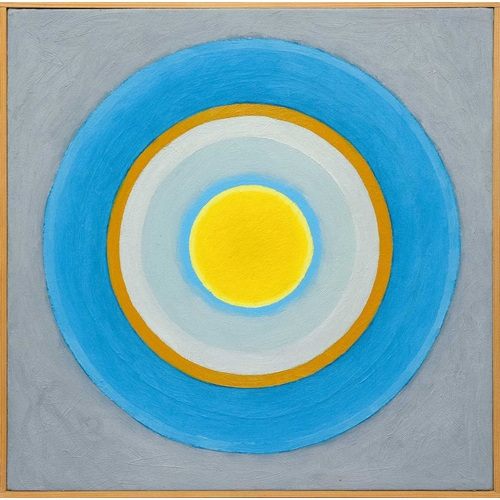 197 - § Ray HOPLEY (1948) Summer Seas (2022) Oil on canvas, signed, titled and dated verso, 40cm x 40cm, f... 
