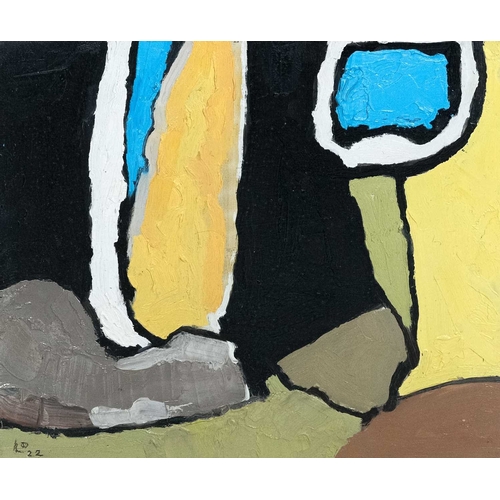 210 - § Leon DAVIES (1947) Path Through Morrab Gardens (2022) Oil on board, initialled and dated '22, furt... 
