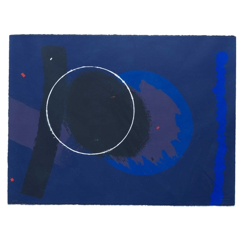 224 - § Wilhelmina BARNS-GRAHAM (1912-2004) White Circle Series III (2006) Screenprint, numbered 15/75, Gr... 
