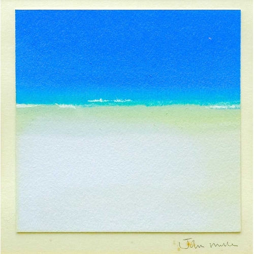 230 - § John MILLER (1931-2002) Horizon Painting IV (1993) Gouache on card, signed, further signed, inscri... 