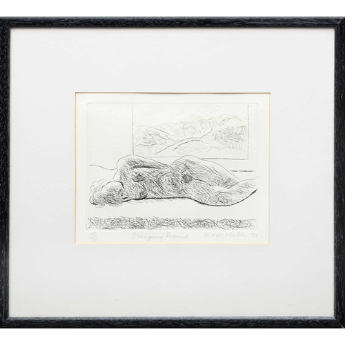 235 - § Rose HILTON (1931-2019) Sleeping Figure (1990) Etching, signed, inscribed and dated '90, plate siz... 