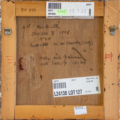 237 - § Paul FEILER (1918-2013) Janicon III (1998) Oil on canvas laid on wood, signed, inscribed and dated... 