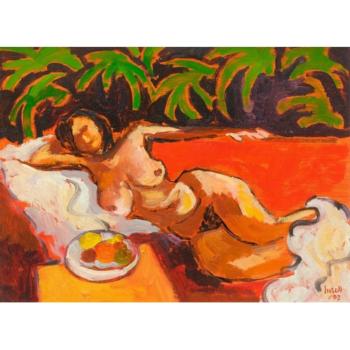 240 - § Christopher INSOLL (1966) The Freudian Princess meets Matisse (2003) Oil on board, signed and '03,... 