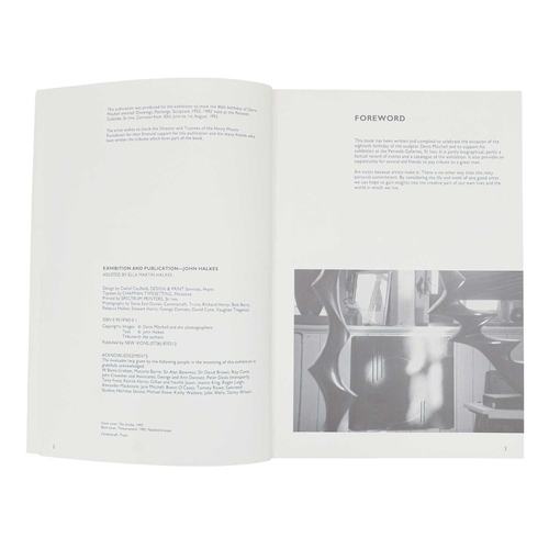 700 - § Denis Mitchell - the 1992 publication produced to accompany the exhibition held at the Penwith Gal... 