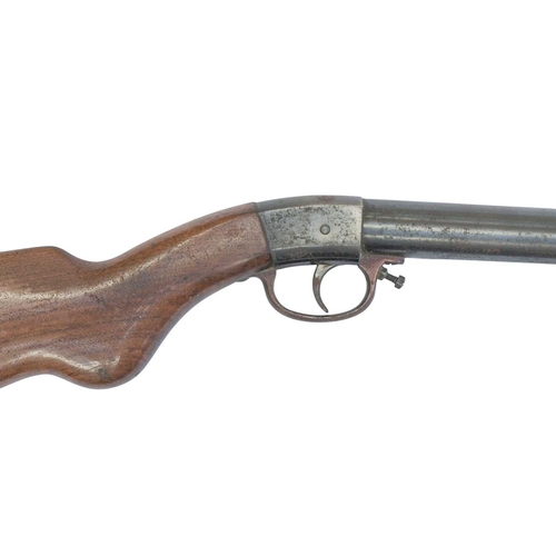 214 - An early 20th century Diana 177 air rifle. With break barrel and walnut pistol grip and stock, overa... 