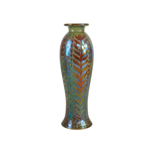 223 - William S. Mycock for Pilkington. A Royal Lancastrian vase dated 1920, of baluster form with a prono... 