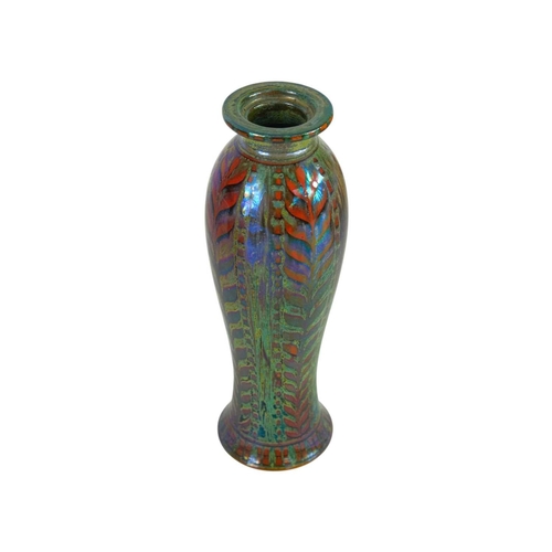 223 - William S. Mycock for Pilkington. A Royal Lancastrian vase dated 1920, of baluster form with a prono... 