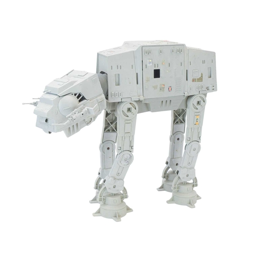 236 - Star Wars figures and an AT-AT vehicle. Plastic AT-AT by Kenner products 1981, height 48cm, with var... 