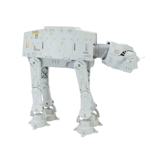 236 - Star Wars figures and an AT-AT vehicle. Plastic AT-AT by Kenner products 1981, height 48cm, with var... 