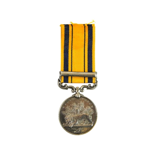 274 - A South Africa Medal 1877-1879, with 1879 clasp. Awarded to 1602, Pte T. Powell 1-24th foot, (Privat... 