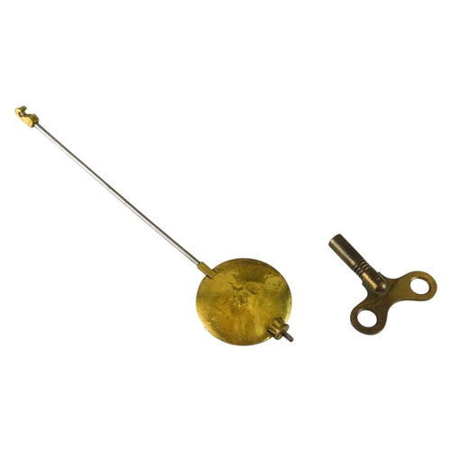 772 - A French 19th century gilt metal and porcelain mantel clock. The movement stamped Brevette and C.J. ... 