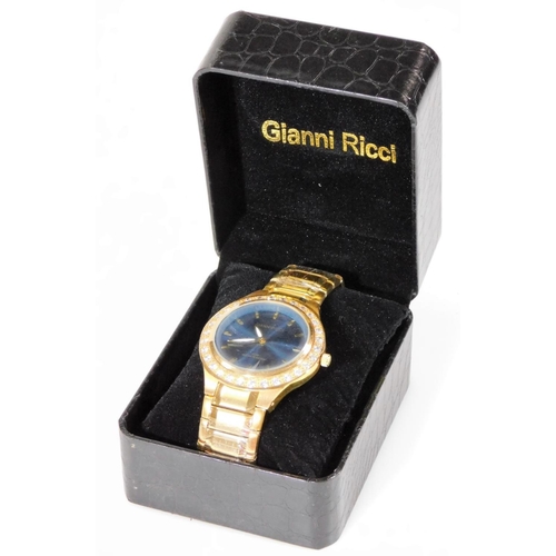 gianni ricci gold watch