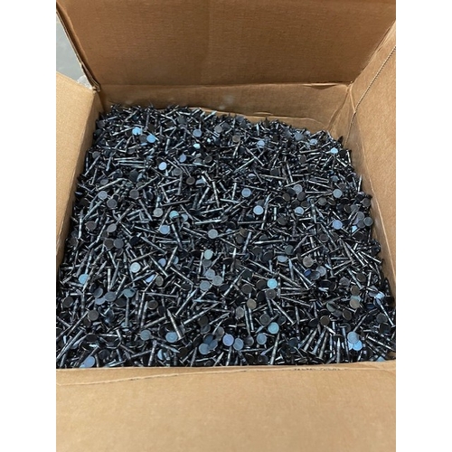 12 - 12.5KG OF BLUE BARBED CLOUT NAILS 25MM