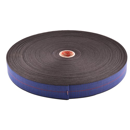 111 - 500M ELASTIC FURNITURE WEBBING. 
100% STRETCH IDEAL FOR BACKS. 
50MM WIDE WEBBING (100M PER ROLL X 5... 