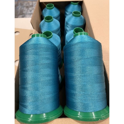 196 - 10 SPOOLS OF M40 SOMABOND SEWING THREAD IDEAL FOR USE ON LEATHER UPHOLSTERY FABRICS.
(3200M PER SPOO... 