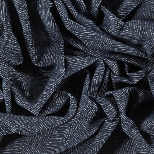 2 - 3M OF EVOKE DARE NAVY COL 04 FABRIC - WIDTH: 147cm (58