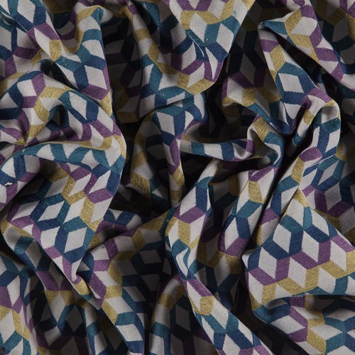 5 - 1M OF EVOKE SHAKER WISTERIA COL 01 FABRIC - WIDTH: 147cm (58