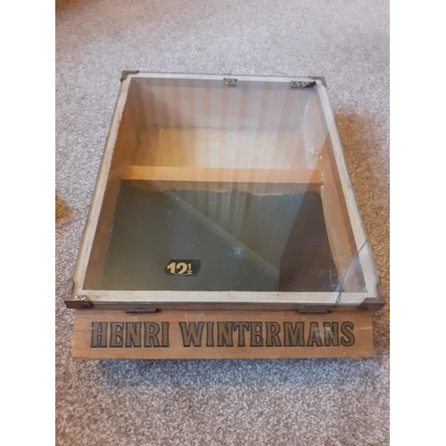 207 - Henri Winterman Glass Topped Sales Cabinet