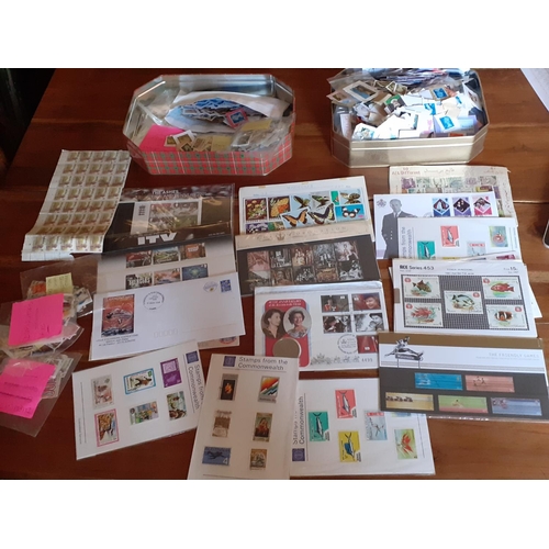 209 - Large Collection of Loose Worldwide Stamps with First Day Covers