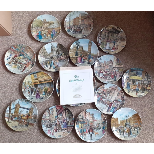 16 - 15 Collectable Ceramic Davenport Pottery Plates. Cries of London