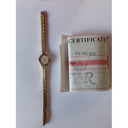 215 - Ladies Roamer Watch in Box with Paperwork