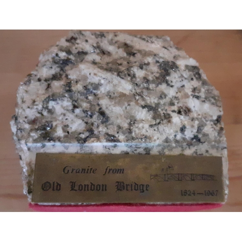 25 - Old London Bridge Granite Souvenir 1824-1967