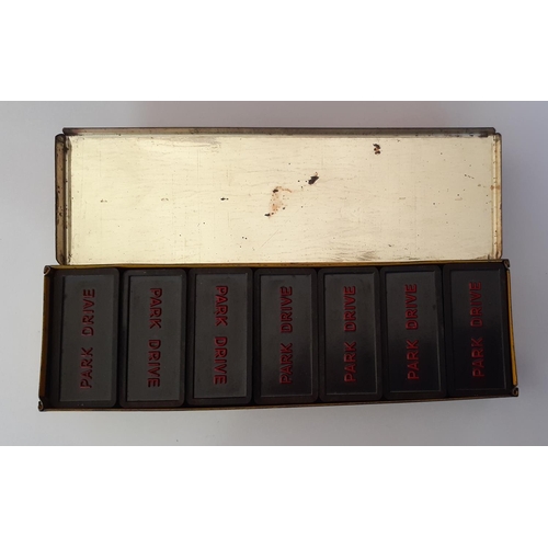 37 - Park Drive Cigarettes Boxed Domino Set In Metal Box