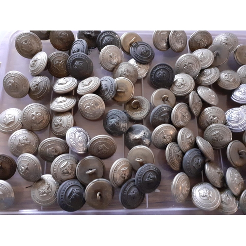 44 - Vintage Nottinghamshire Police Uniform Buttons  -Various Materials