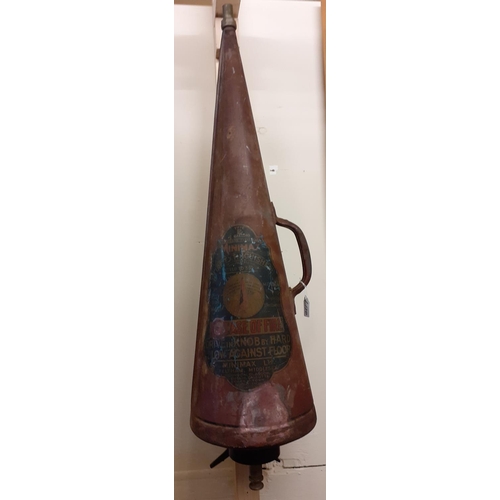 47 - Vintage 5 Gallon MiniMax Fire Extinguisher on Bracket