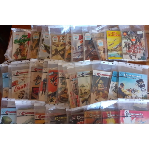 58 - Large Collection of Comic Books - Military Themed - Various Titles