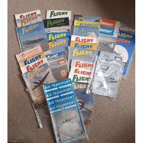 63 - Large Collection Of Aviation Magazines 1940's Onwards