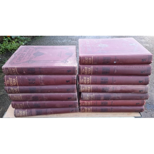 64 - The Great War Volumes 1 to 13 Hardback Books