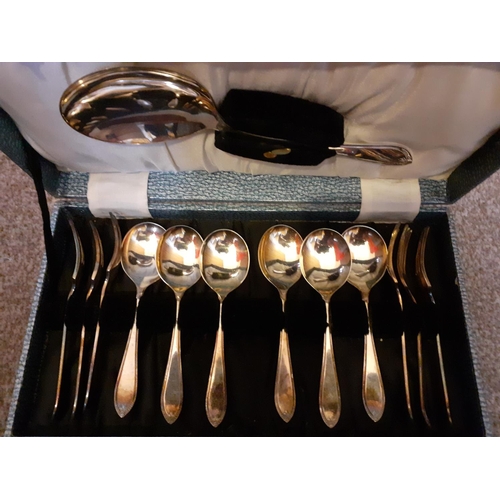 292 - Boxed EPNS Spoon and Fork Cutlery Set